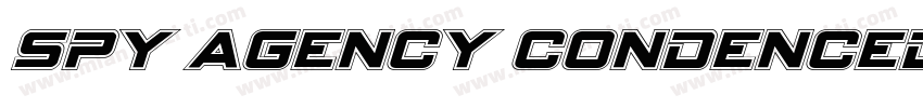Spy Agency Condenced Italic字体转换